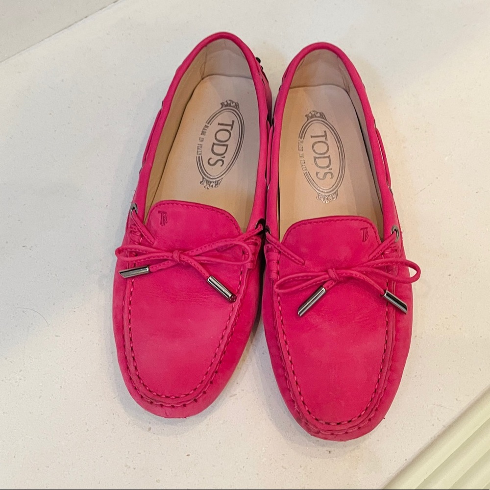 Tod’s GOMMINO IN SUEDE - Magenta Pink